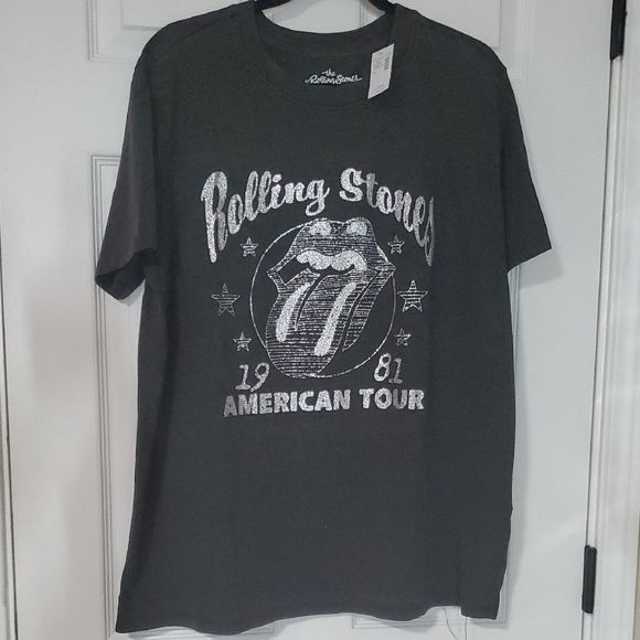 Maurices Tops - Maurices Gray Rolling Stones Graphic Tee